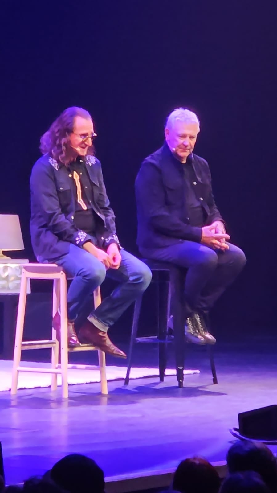 Geddy Lee 'My Effin' Life In Conversation' Tour Pictures - The Barbican Centre - London, England 12/18/2023